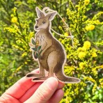 Wooden Decoration | Hopping Kangaroo
